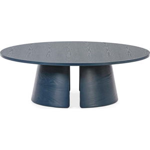 Modrý konferenční stolek Teulat Cep, ø 110 cm