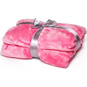 Růžová deka Tarami, 200 x 150 cm