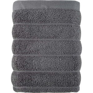 Tmavě šedý bavlněný ručník 30x50 cm Frizz – Foutastic