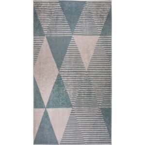 Modrý pratelný koberec 80x150 cm – Vitaus