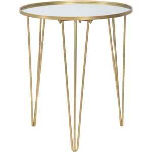 Kulatý konferenční stolek ve zlaté barvě ø 50 cm Glam – Mauro Ferretti