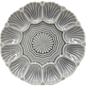 Šedý kameninový talíř Costa Nova Cristal, ⌀ 25 cm