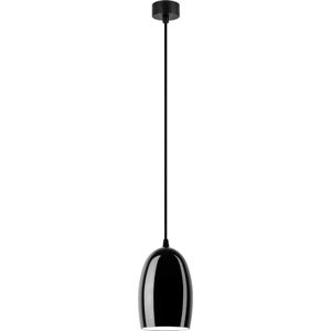 Černé závěsné svítidlo Sotto Luce Ume S Glossy, ⌀ 14 cm