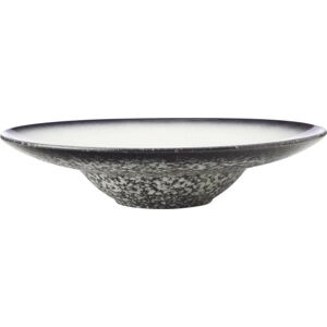 Bílo-černý keramický servírovací talíř Maxwell & Williams Caviar, ø 28 cm
