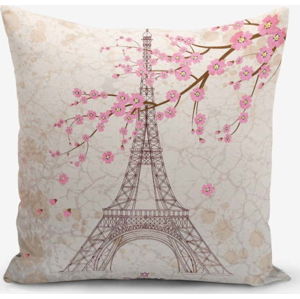 Povlak na polštář s příměsí bavlny Minimalist Cushion Covers Eiffel, 45 x 45 cm