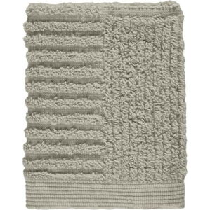 Šedozelený šedý ručník ze 100% bavlny na obličej Zone Classic Eucalyptus, 30 x 30 cm