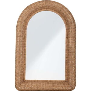 Nástěnné zrcadlo s ratanovým rámem 60x92 cm Maleen – Bloomingville