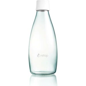 Bílá skleněná lahev ReTap, 800 ml