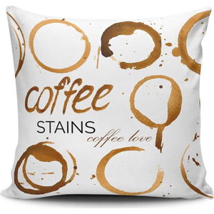 Polštář Coffee Stains, 45 x 45 cm