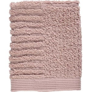 Světe růžový ručník ze 100% bavlny na obličej Zone Classic, 30 x 30 cm