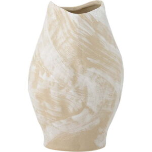 Béžová váza z kameniny (výška 31 cm) Obsa – Bloomingville