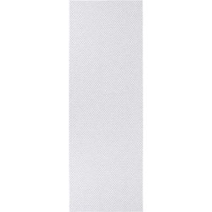 Světle šedý běhoun vhodný do exteriéru Narma Diby, 70 x 200 cm