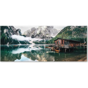 Skleněný obraz Styler Tyrol Lake, 50 x 125 cm