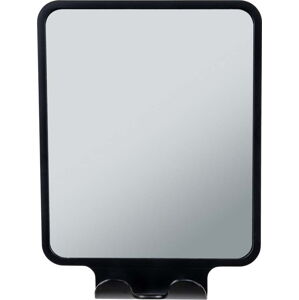 Kosmetické zrcadlo s věšákem 14x19.5 cm Quadro Black – Wenko