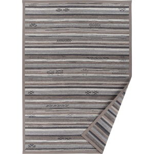 Šedobéžový vzorovaný oboustranný koberec Narma Liiva, 160 x 230 cm