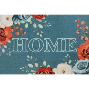 Modrá rohožka Hanse Home Flower Home, 40 x 60 cm