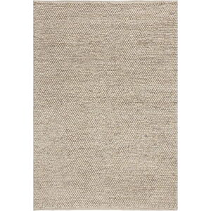 Svěle šedý vlněný koberec Flair Rugs Minerals, 120 x 170 cm