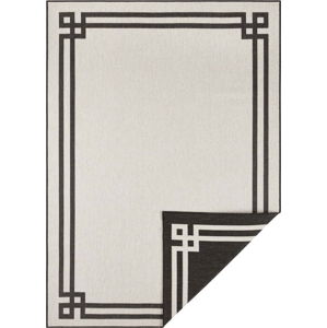 Černo-krémový venkovní koberec NORTHRUGS Manito, 160 x 230 cm