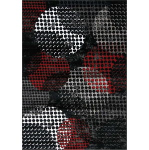 Černo-šedý koberec Webtappeti Manhattan Broadway, 160 x 230 cm