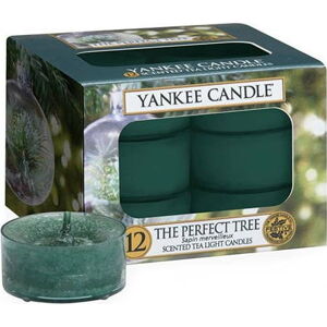 Sada 12 vonných svíček Yankee Candle The Perfect Tree, doba hoření 4 h