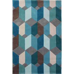 Modrý koberec Flair Rugs Scope, 80 x 150 cm