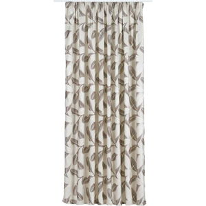 Hnědo-krémový závěs 210x245 cm Nydia – Mendola Fabrics