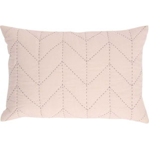Růžový bavlněný polštář A Simple Mess Molly, 40 x 60 cm