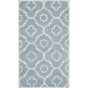 Vlněný koberec Safavieh Alexa Blue, 182 x 121 cm