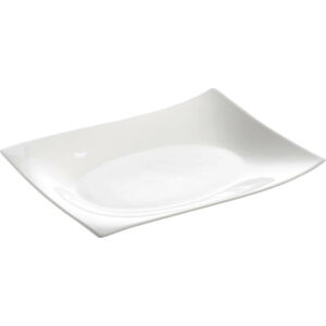 Bílý porcelánový talíř Maxwell & Williams Motion, 35 x 25,5 cm