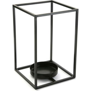 Černý svícen VERSA Cube, výška 29,5 cm