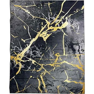 Černo-zlatý koberec 140x80 cm Modern Design - Rizzoli
