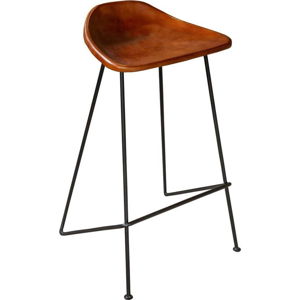 Barová stolička s potahem z kůže Antic Line Missy