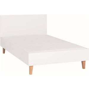Bílá jednolůžková postel Vox Concept, 120 x 200 cm