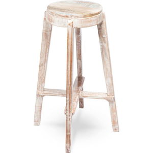 Dřevěná ručně malovaná stolička RGE Barry, výška 77 cm
