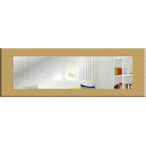 Nástěnné zrcadlo s tmavě žlutým rámem Oyo Concept Eve, 120 x 40 cm