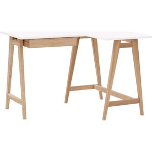 Pracovní stůl s bílou deskou 85x115 cm Luka – Ragaba