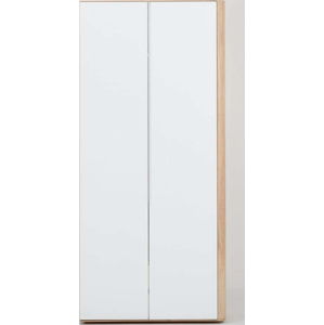 Modulový díl šatní skříně s konstrukcí z dubového dřeva, připevnění vpravo, 100x222 cm Ena - Gazzda