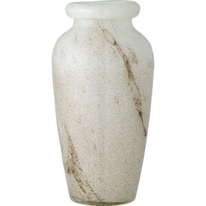 Bílá skleněná váza Lenore – Bloomingville
