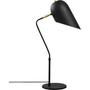 Černá kovová stolní lampa Opviq lights Elesa