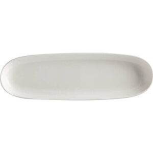 Bílý porcelánový servírovací talíř Maxwell & Williams Basic, 40 x 12,5 cm