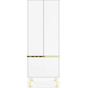 Bílá šatní skříň 70x185 cm Magica - Skandica