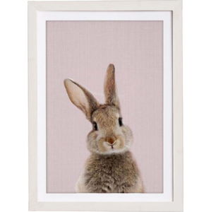 Nástěnný obraz v rámu Querido Bestiario Baby Rabbit, 30 x 40 cm
