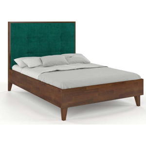 Dvoulůžková postel z masivního borovicového dřeva SKANDICA Frida Dark, 140 x 200 cm