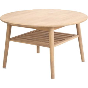 Odkládací stolek z dubového dřeva Canett Martell
