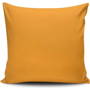 Oranžový povlak na polštář Riva, 45 x 45 cm