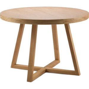 Rozkládací stůl z masivního dubového dřeva Windsor & Co Sofas Arne, ø 100 cm