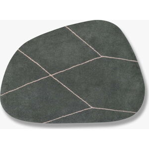 Zelený vlněný koberec 120x154 cm Shape – Mette Ditmer Denmark