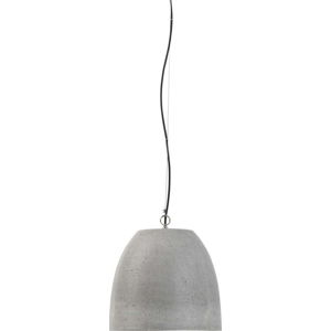 Černo-šedé závěsné svítidlo s betonovým stínidlem ø 36 cm Malaga – it's about RoMi