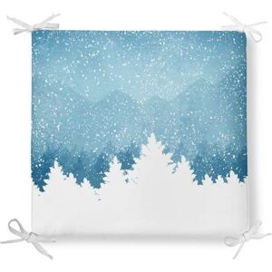 Vánoční podsedák s příměsí bavlny Minimalist Cushion Covers Snow, 42 x 42 cm