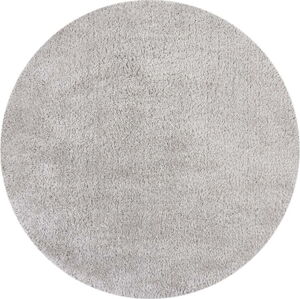 Světle šedý kulatý koberec 133x133 cm – Flair Rugs